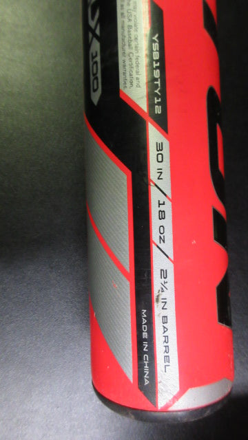 Load image into Gallery viewer, Used Easton Typhoon 30&quot; -12 USA Baseball Bat - Red
