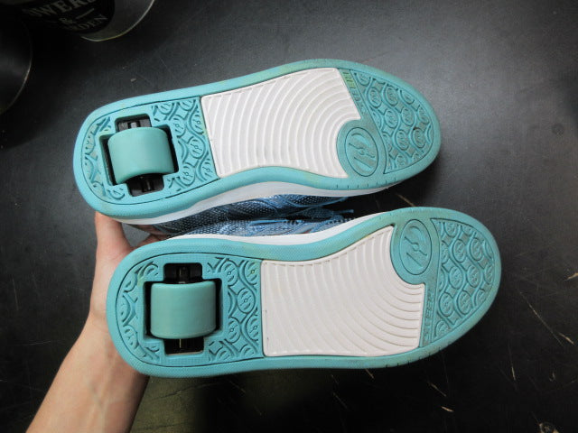 Load image into Gallery viewer, Used Heelys Split Chrome Roller Sneakers - Size Youth 6
