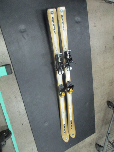 Used Olin DTV 160CM Downhill Skis W/ Salomon Bindings