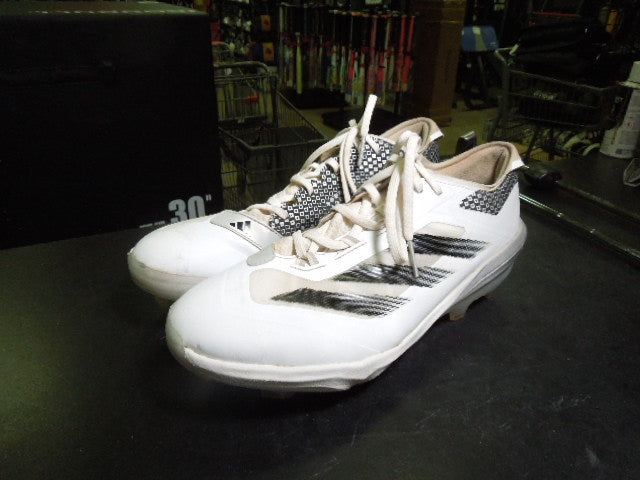 Load image into Gallery viewer, Used Adidas Adizero Impact Molded Cleats in White Size 11
