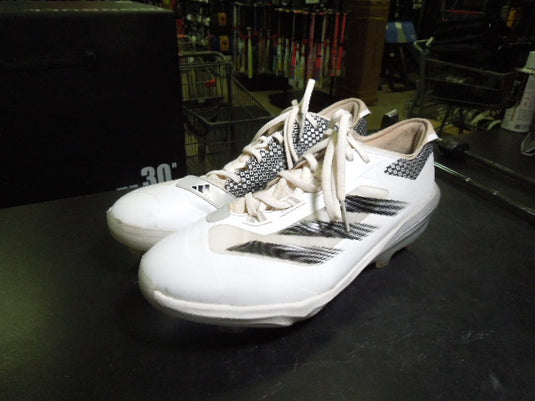 Used Adidas Adizero Impact Molded Cleats in White Size 11