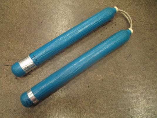 Used Blue Foam Training Nunchucks