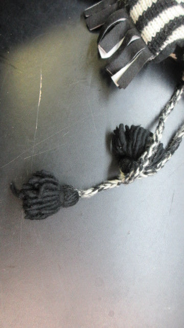 Load image into Gallery viewer, Used Hand Made DeLux Zebra Winter Hat
