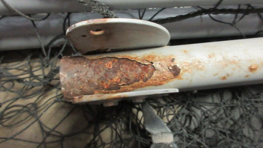 Used Lifetime 90046 Soccer Goal with Adjustable Height and Width, 6" X 4"