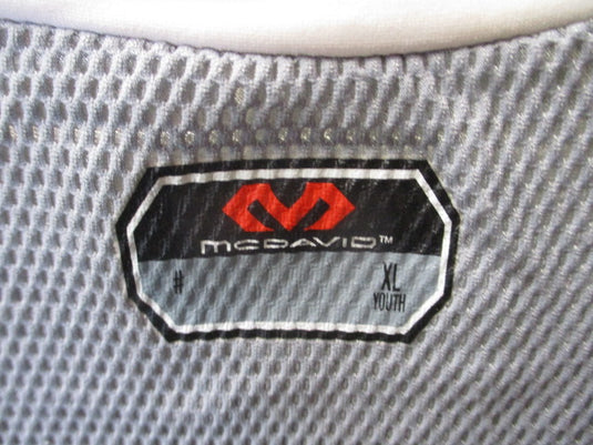 Used McDavid Hex Sternum Padded Compresison Shirt Youth Size XL