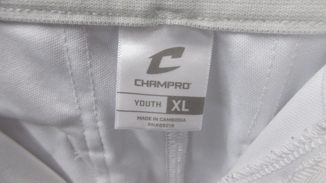 Load image into Gallery viewer, Used Champro Black Piping Knicker Bottom Pants Youth Size XL - stains
