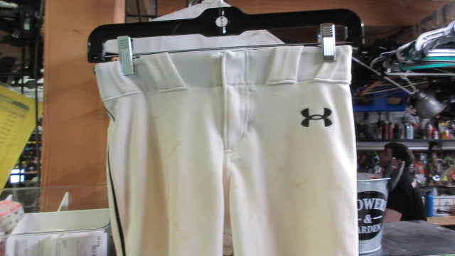 Load image into Gallery viewer, Used Under Armour Open Bottom Baseball Pants - Size Youth Small
