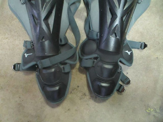 Mizuno Samurai Baseball Shin Guards Black 15.5" Adult