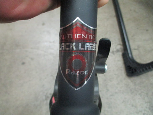 Used Razor Black Label Folding Scooter