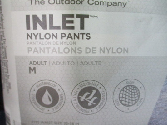 Used Coleman Inlet Nylon Pants w/ Cargo Pocket Size Medium - New Condition