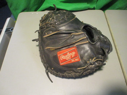 Used Rawlings Heart of the Hide PROSCM41B Gold Glove Catchers Glove
