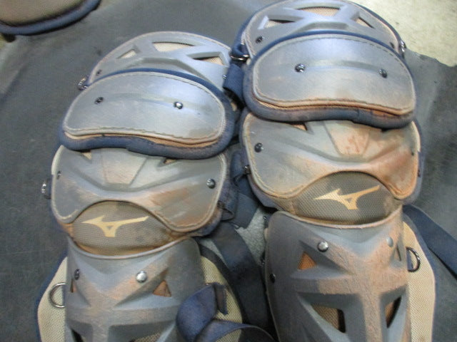 Load image into Gallery viewer, Used Mizuno Samurai Youth 14.5&quot; Catchers Shin Guards
