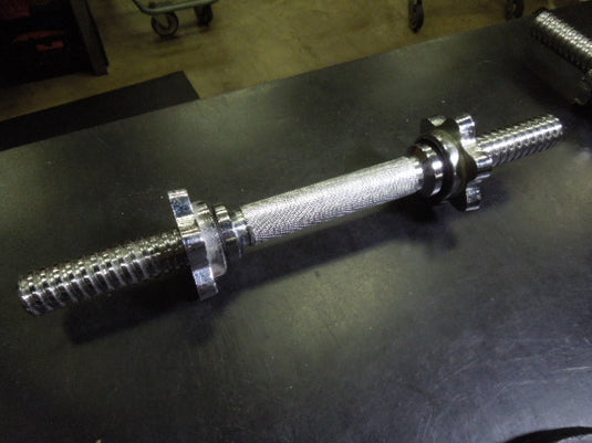 Lightly Used York Standard Dumbbell Handle with Spinlocks