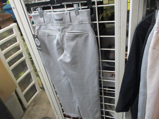 Used Marucci Grey Open Bottom Baseball Pants Size Youth Large - Has Tags