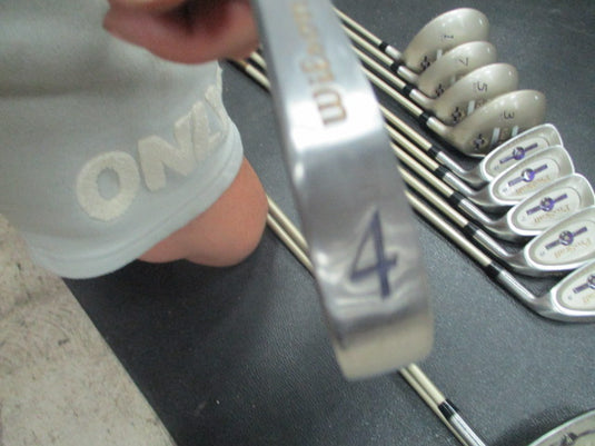 Used Wilson Pro Staff Oversized Iron Set 4-PW, Sand, 3,5,7,1 Wood- RH