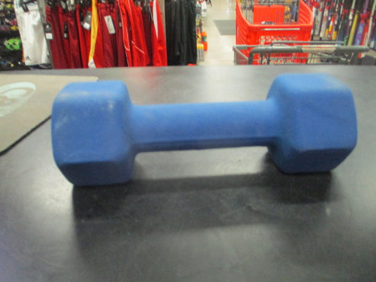 Used 7lb Blue Neoprene Dumbbell