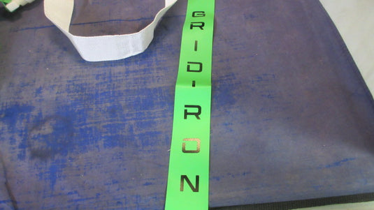 Gridirion Green Flag Football Belt- Like New