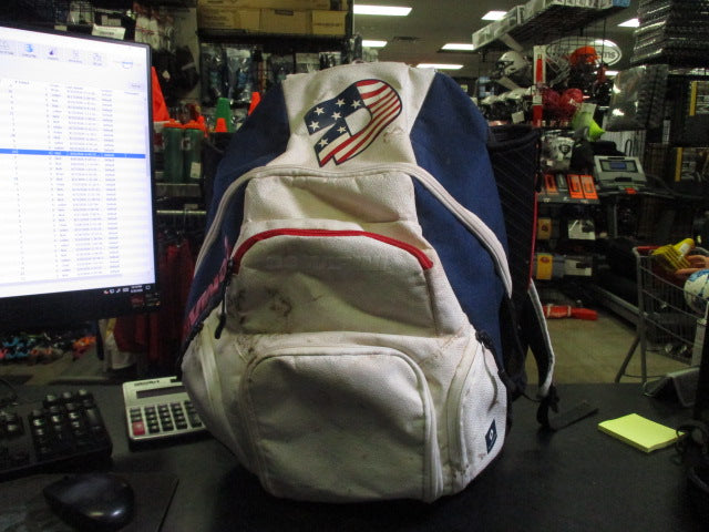 Load image into Gallery viewer, Heavy Use Demarini Voodoo Baseball Backpack with 2 Bat Holders
