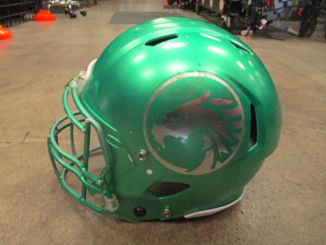 Load image into Gallery viewer, Used Riddell Speed Icon Green Football Helmet Size Youth Large
