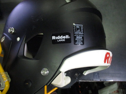 Used Riddell Speed Icon Football Helmet - Size Large - SZN 2021 Or Newer