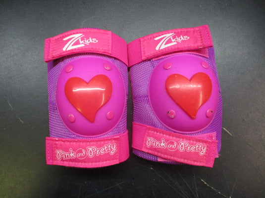 Used Z-Kids Pink & Pretty Elbow Guards - Youth