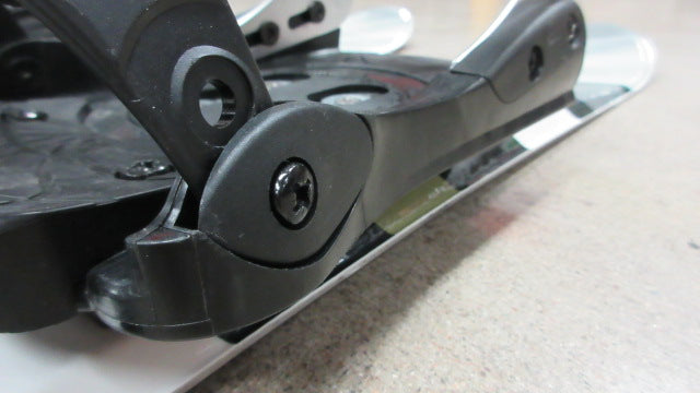 Load image into Gallery viewer, Used Phenom 90cm Five Forty 75 Ski Blades w/ Snowboard Bindings and Risers
