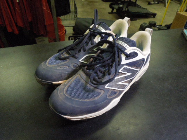 Load image into Gallery viewer, Used New Balance FF Velo V4 Metal Cleats Size 8.5W
