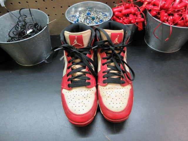 Load image into Gallery viewer, Used Jordan 1 Mid Football Cleats - Size Youth 5
