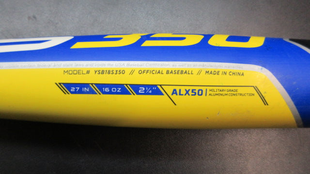 Load image into Gallery viewer, Used Easton S350 27" -11 USA Aluminium Baseball Bat
