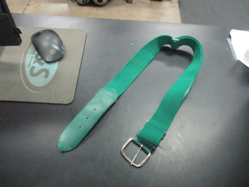 Used Adult Green Baseball Belt