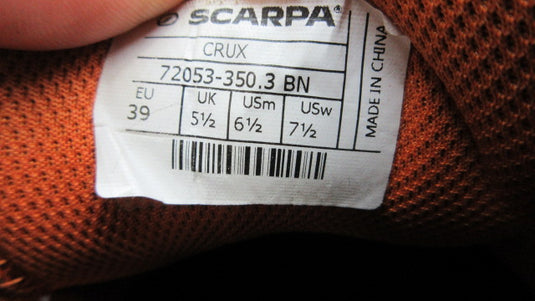 Used Scarpa Men's Crux Approach Shoes - Size 6.5