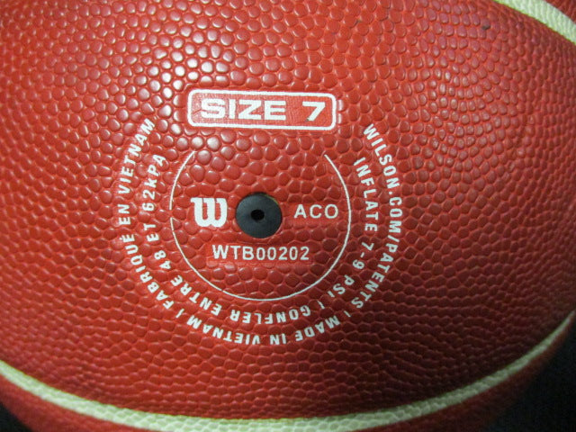 Load image into Gallery viewer, Used Wilson Composite Leather Dribble Training Size 7 Basketball
