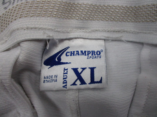 Used Champro White Elastic Bottom Baseball Pant Adult XL
