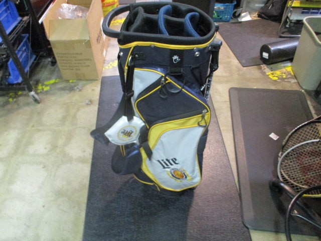 Load image into Gallery viewer, Miller Lite Golf Stand Bag W/ Straps
