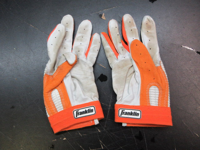 Load image into Gallery viewer, Used Franklin Batting Gloves - Size Adult Medium - TW27
