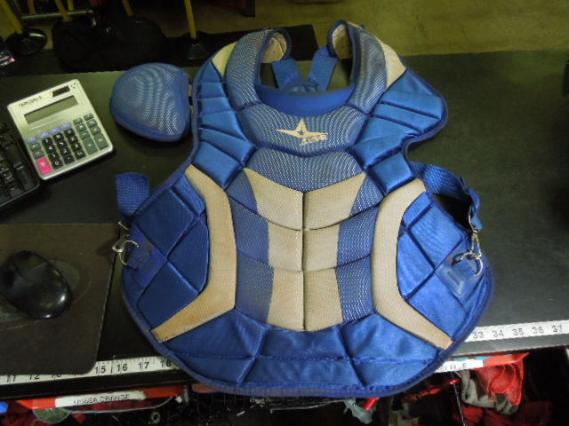 Load image into Gallery viewer, Used All Star System 7 CP30PRO Catchers Chest Protector in Royal Blue
