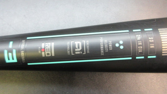 Used Rawlings 2025 Mach Ai 33" -3 BBCOR Alloy Baseball Bat