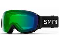 New Smith I/O Mag Black/Chromapop Everyday Green Mirror Ski Goggles