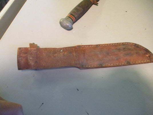 Used Vintage Hunting Knife W/ Holder