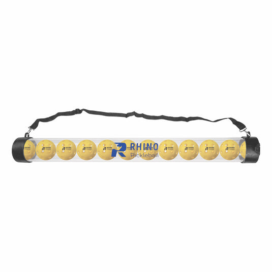 NEW RHINO PICKLEBALL RETRIEVAL & STORAGE TUBE -  HOLDS 12 PICKLEBALLS