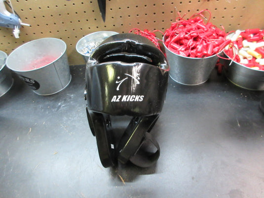 Used Az Kicks Martial Arts Head Gear - Size Adult Small
