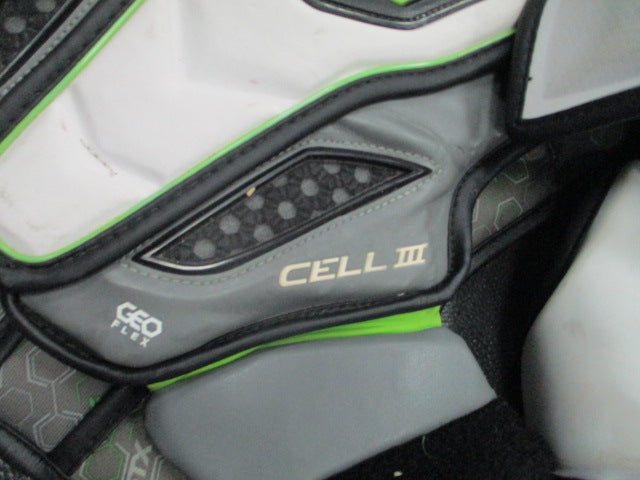 Load image into Gallery viewer, Used STX Cell III GEO Flex Lacrosse Shoulder Pads - Size Large
