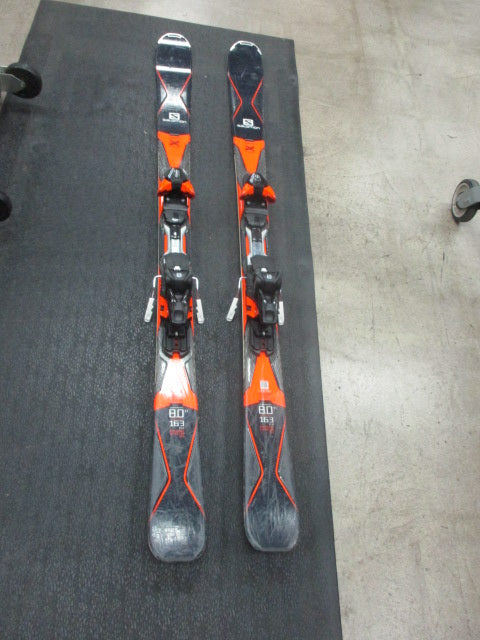 Load image into Gallery viewer, Used Salomon X Drive 8.0 Ti 163cm Skis w/ Bindings
