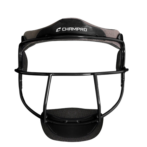New Champro The Grill Defensive Fielder's Facemask - Youth Black