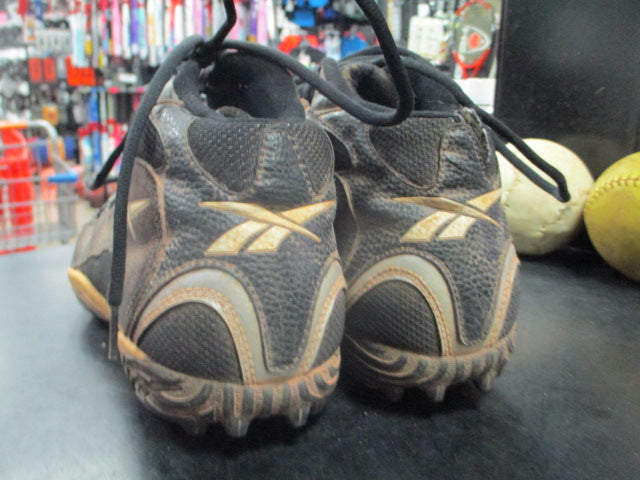 Load image into Gallery viewer, Used Reebok Tough Lined Cleats in Black Size 10
