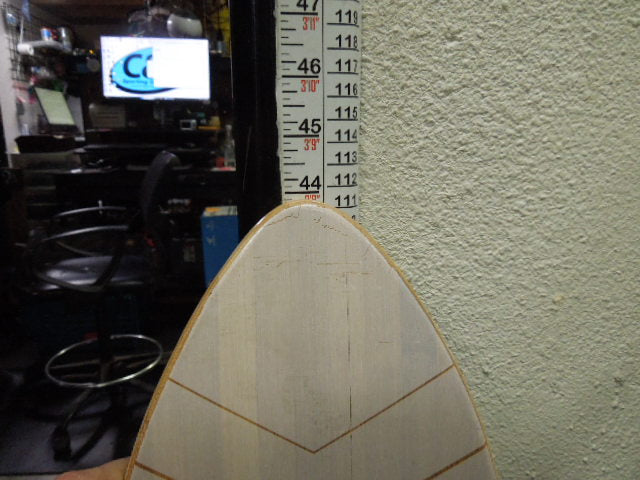 Load image into Gallery viewer, Used Dragon Wood 44" Longboard Deck with Grip Tape
