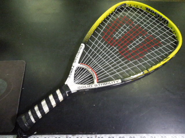 Load image into Gallery viewer, Used Wilson nCharge Racquetball Racquet with Clear Carry Sleeve
