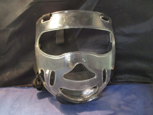 Used Martial Headgear Clear Face Shield