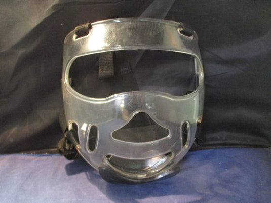 Used Martial Headgear Clear Face Shield