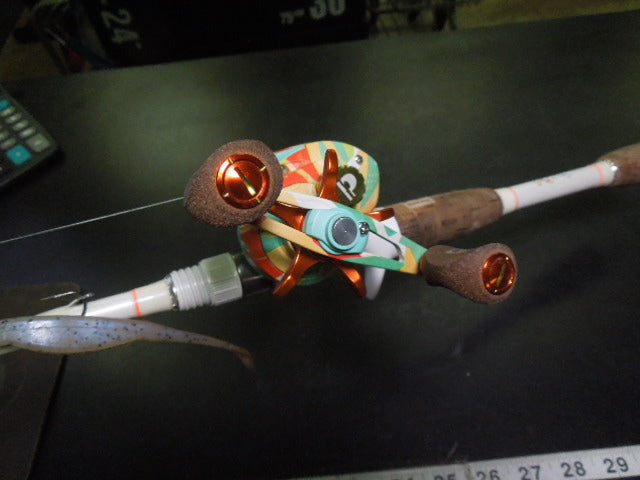 Load image into Gallery viewer, Used ProFISHiency 7 ft 6 in Heavy Krazy Baitcast Reel and Rod Combo
